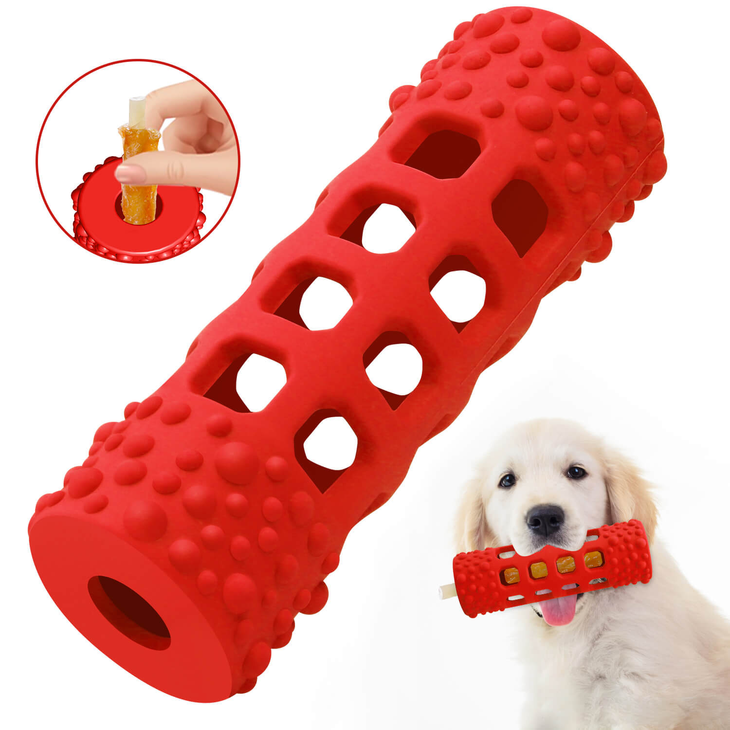 Cylindrical Dogs Chew Toys